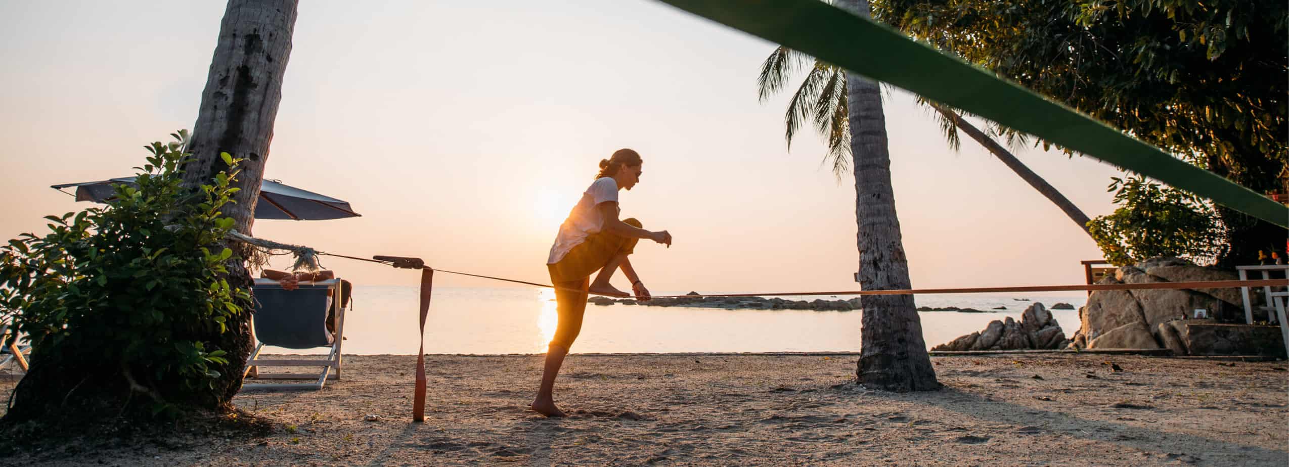 Can you leave a slackline up overnight?