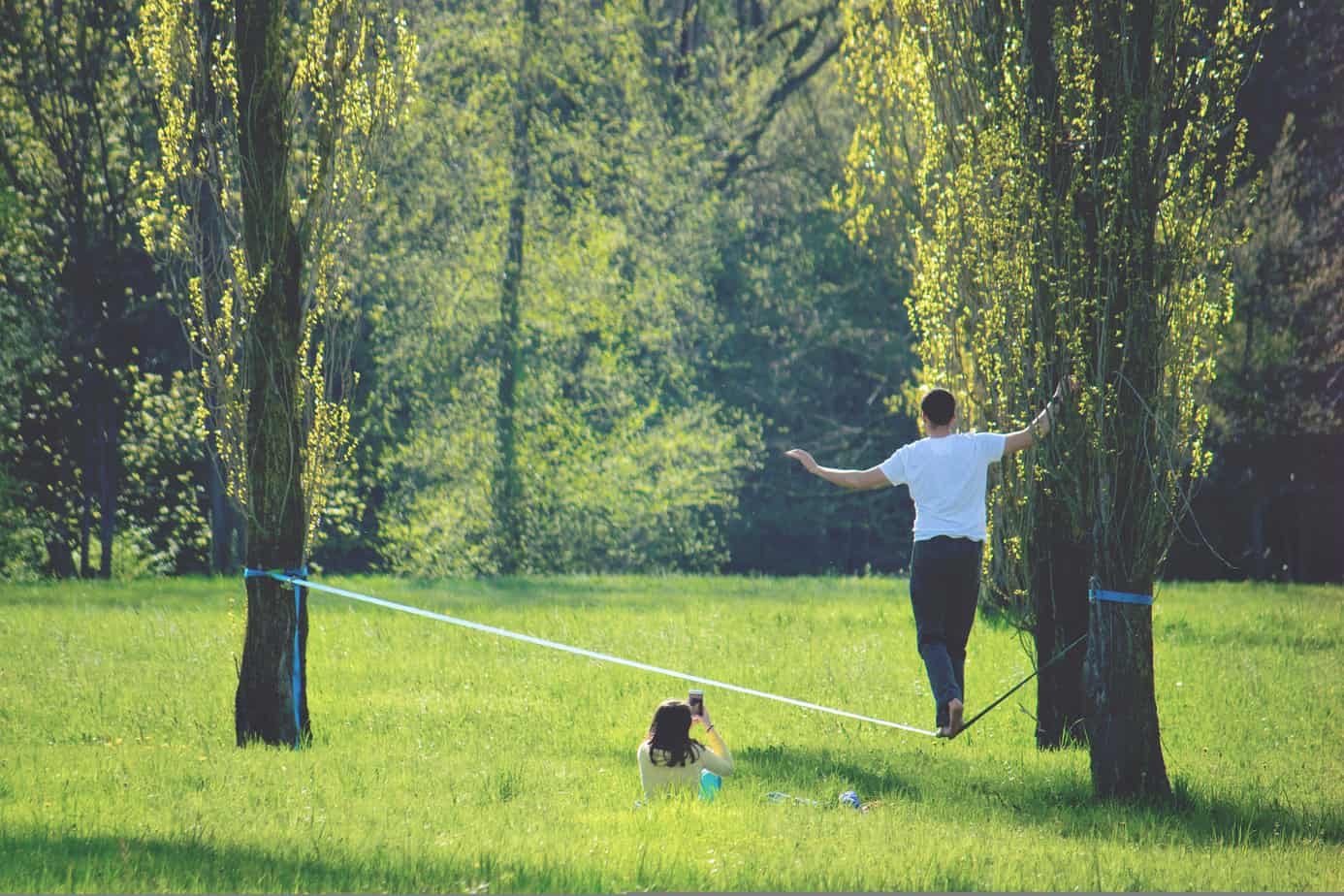 How Far Apart Should Trees Be For Slacklining?